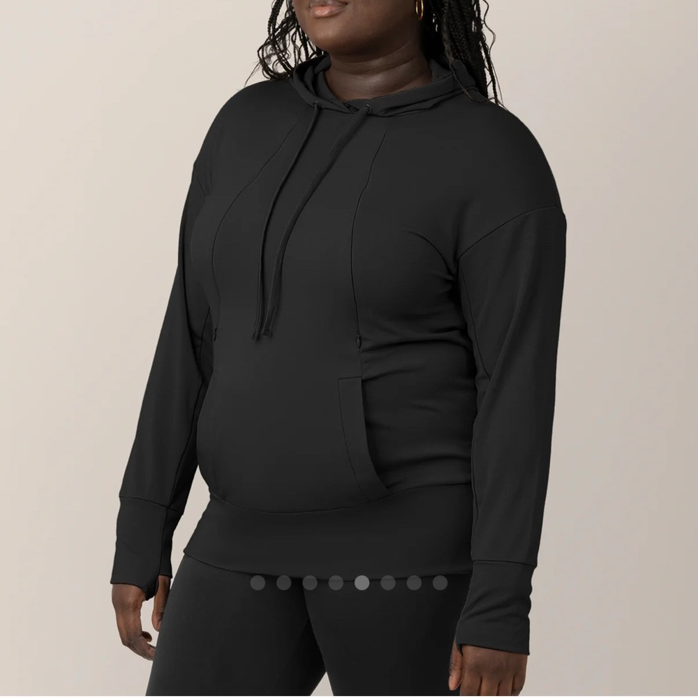 Kindred Bravely Black Maternity Jogger Set Sweatshirt & Pants Bundle